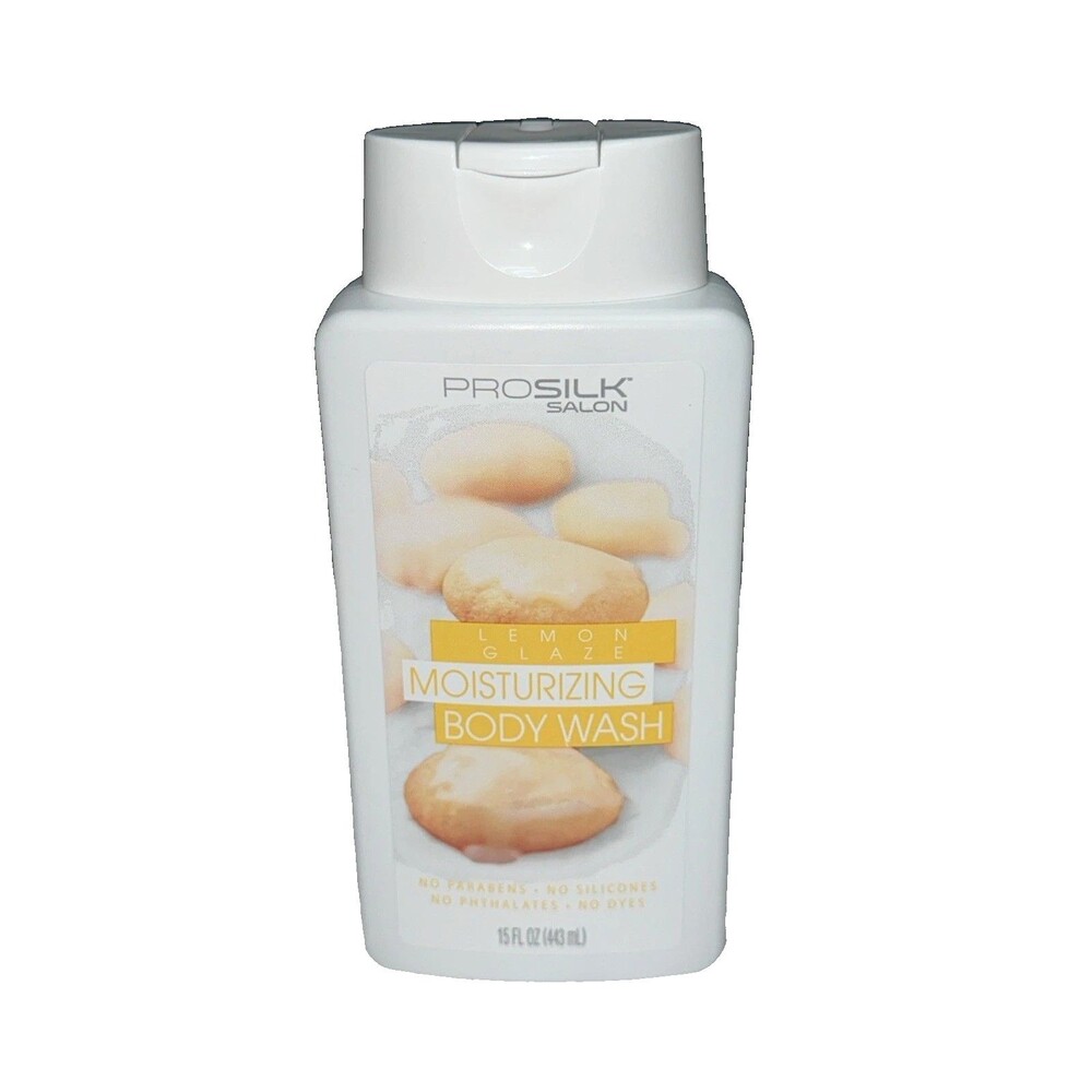 Pro Silk Salon LEMON GLAZE Moisturizing Body Wash 15oz New